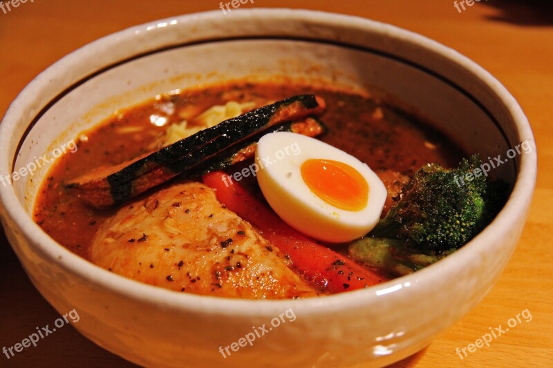 Ramen Soup Mouth-watering Yummy Delicious