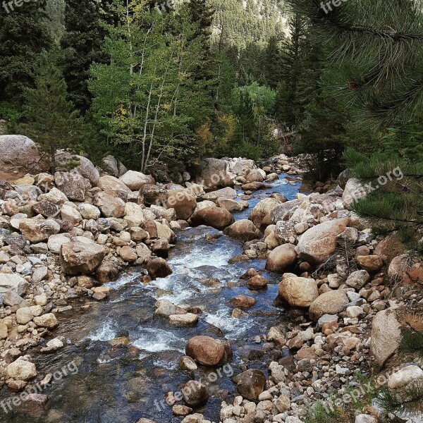 Stream Brook Rocks Free Photos