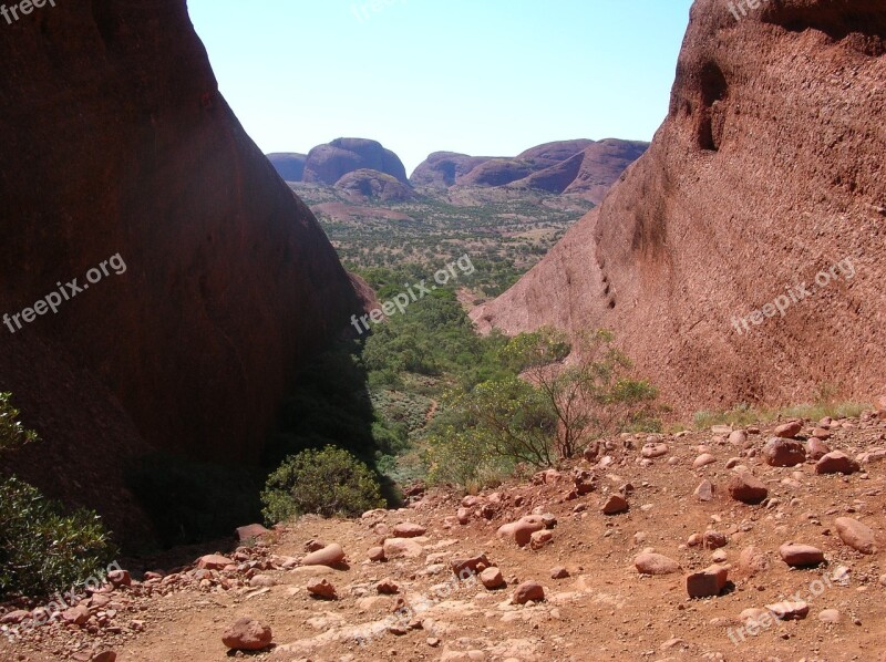 Olgas Mountain Australia Nature Uluru