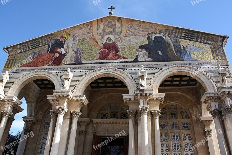 Basilica Of All Nations Jerusalem Israel Temple Architecture