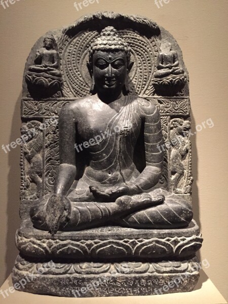 Buddha Statue Religion Sculpture Asia