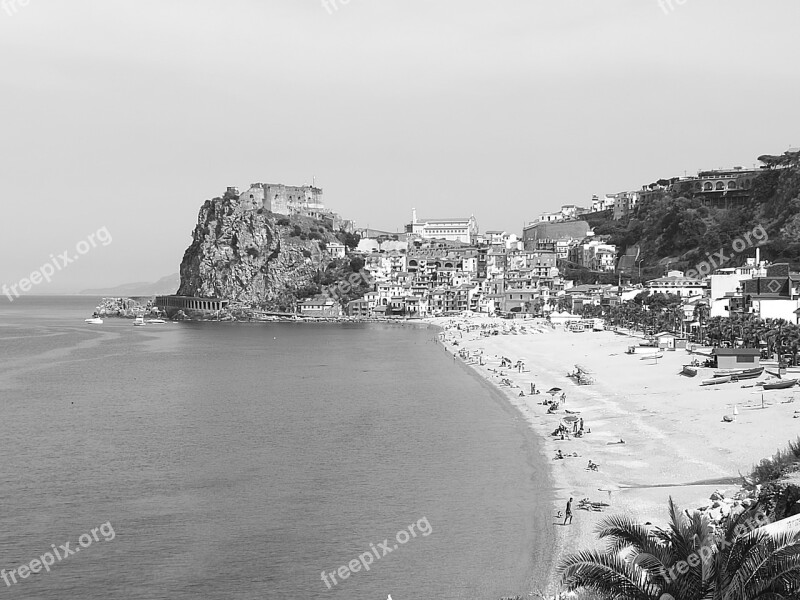 Scilla Calabria Sea Landscape Natural Beauty