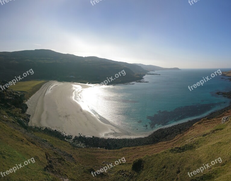 Scotland Beach Isle Of Mull Coast Ocean