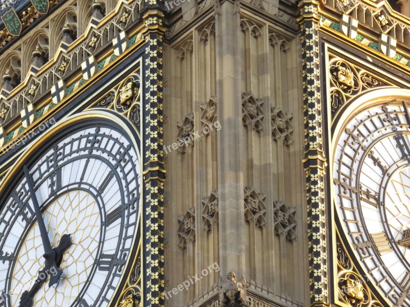 London Big Ben England Time Dial