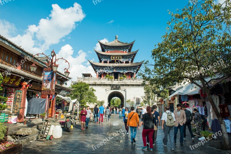 Dali Yunnan Dali Ancient Architecture Free Photos