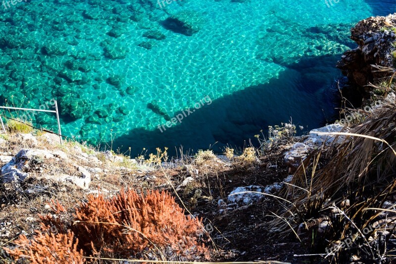 Blue Turquoise Water Sea Crystal