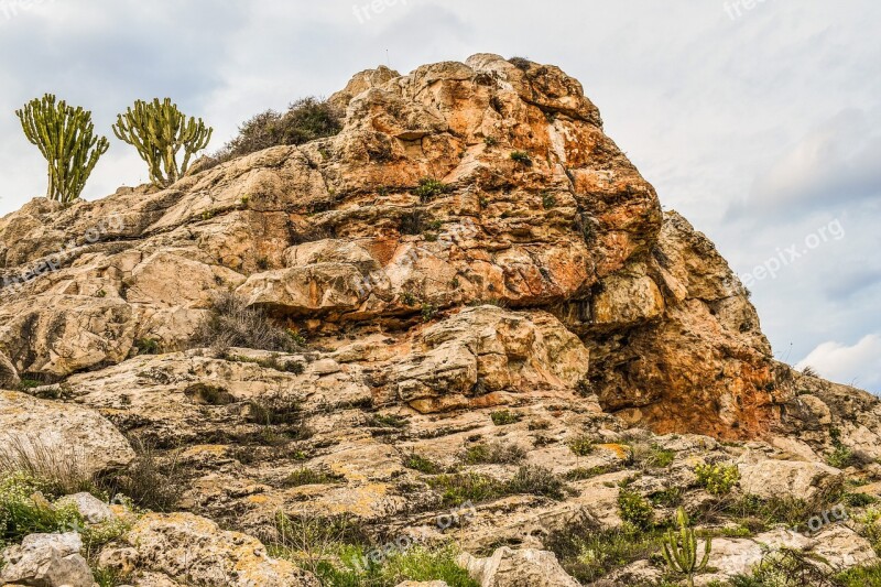 Cliff Rock Landscape Nature Formation