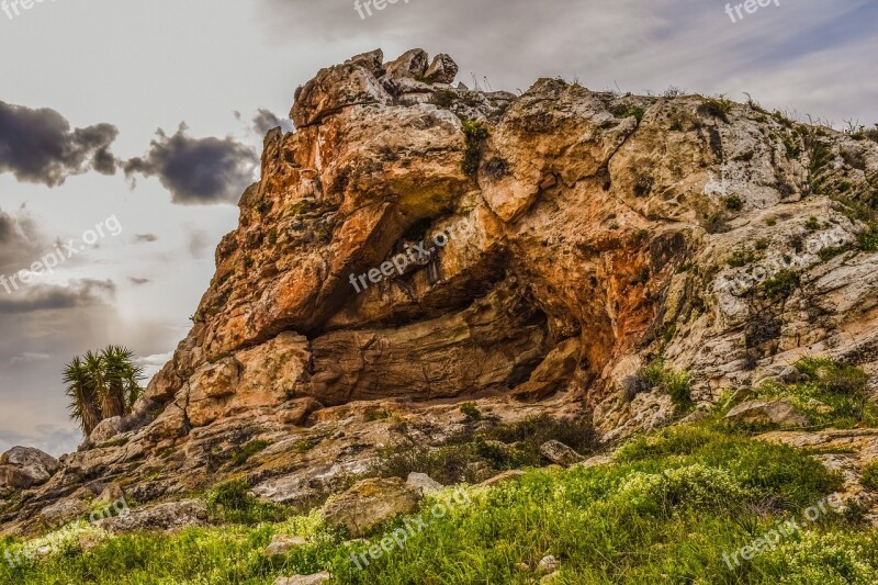 Cliff Rock Landscape Nature Formation