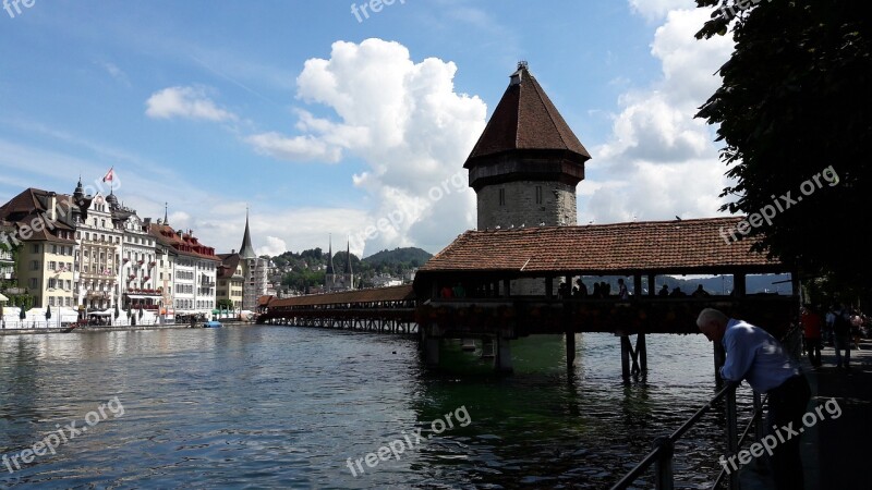 Swiss Lucerne Hose Lake Free Photos