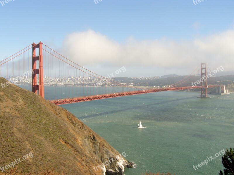 San Francisco Bridge Bay California Francisco