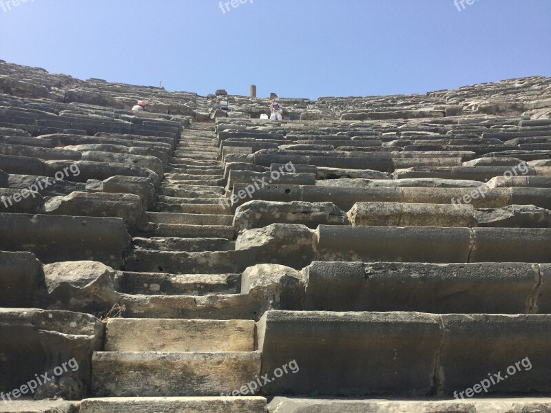 Amphitheatre Ancient Architecture Mediterranean Historic