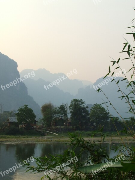 Laos Asia Southeast Landscapes Village