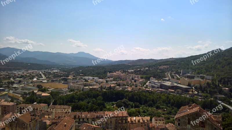 Corte Corsica City Outlook Stones