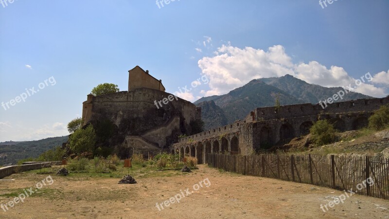 Corsica Corte Castell Summer Mountains