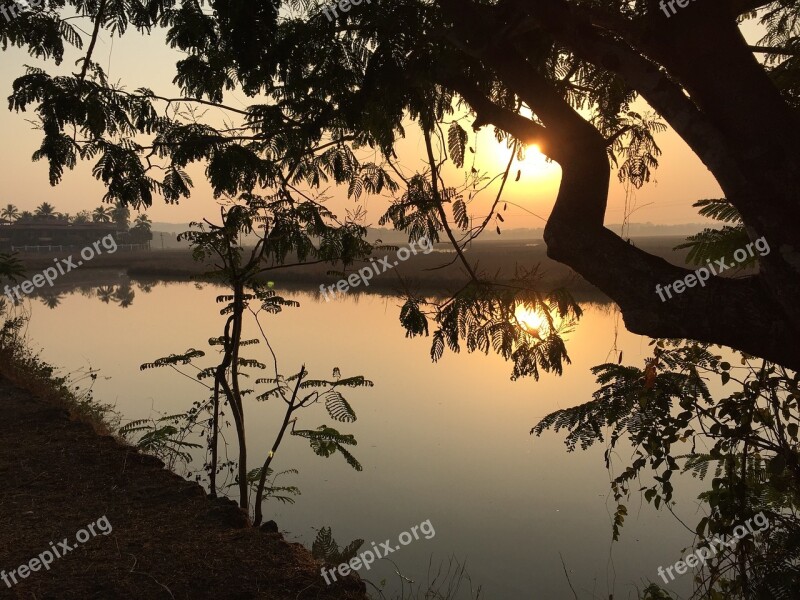 Goa Morning Sunrise Free Photos