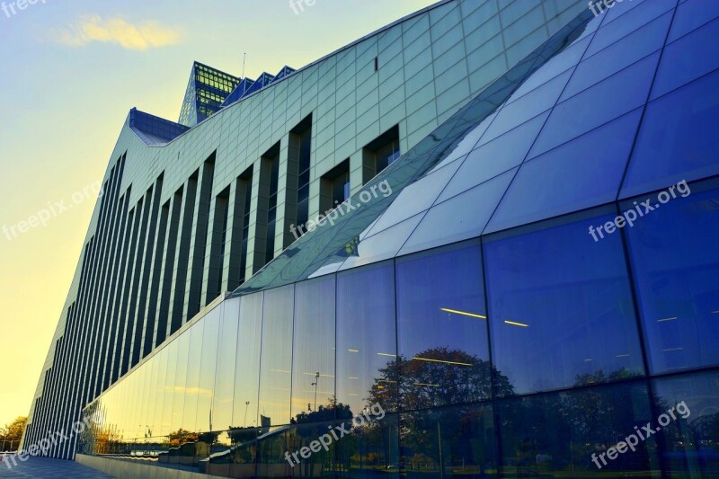 Latvian National Library Reflections Architecture Cityscape Europe