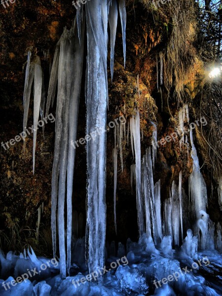 Cascade Ice Gel Landscapes Winter