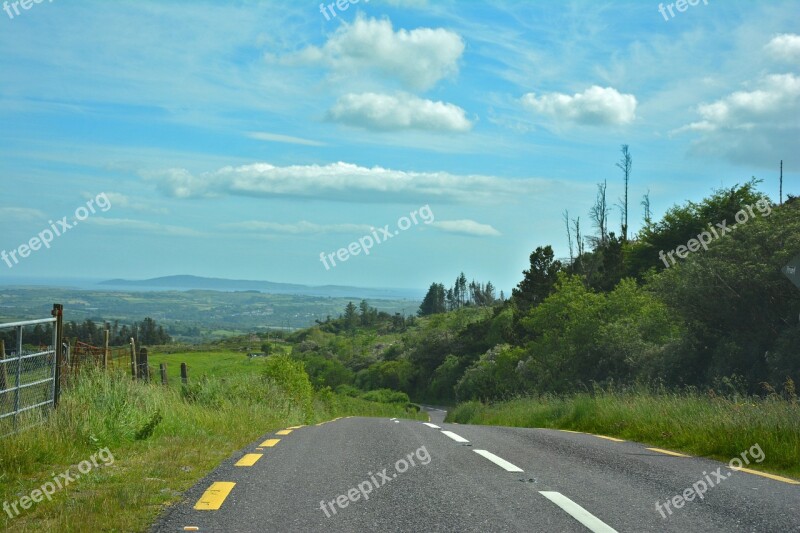 Road Irish Ireland Irish Southwest Main Road