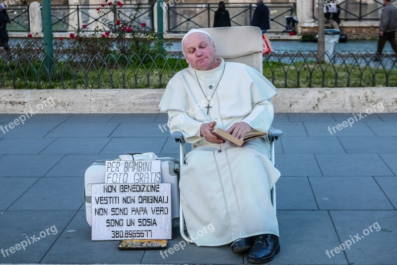 Pope Francis Pope Street Artist Vatican Francis