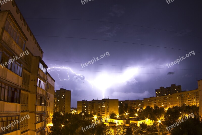 Lightning Community At Home Clouds Thunderstorm