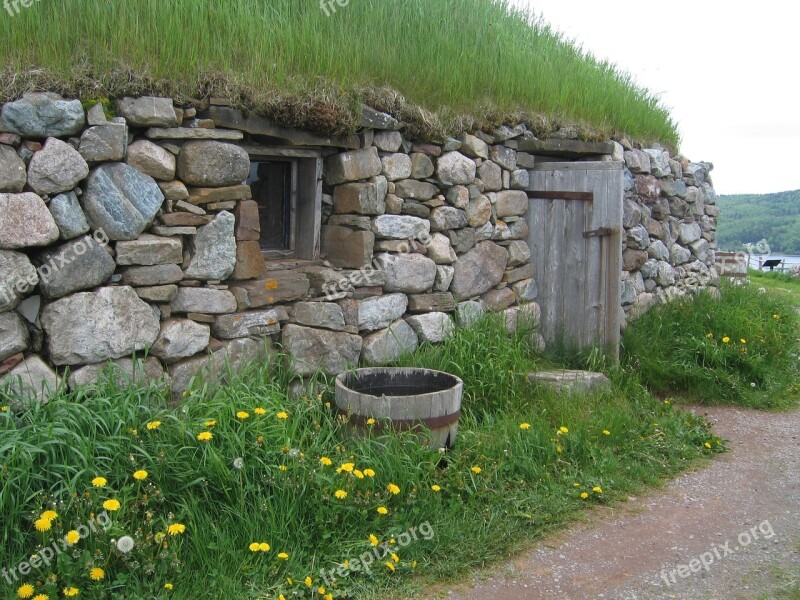 Nova Scotia Highlands Rock House Coast Rocky