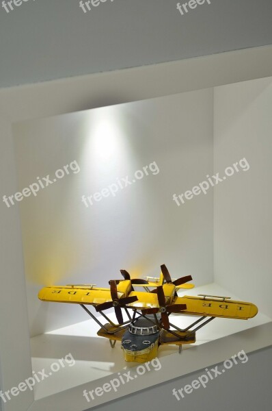 Niche Lighting Plane Decoration Free Photos