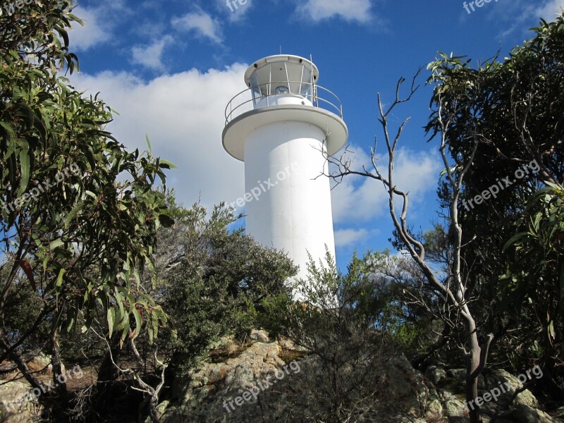 Lighthouse Tasmania Cape Clouds Free Photos