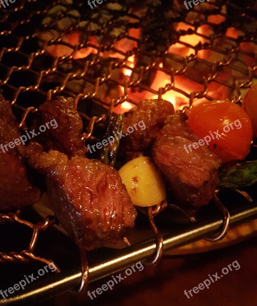 Beef Charcoal Char-grilled Food Free Photos