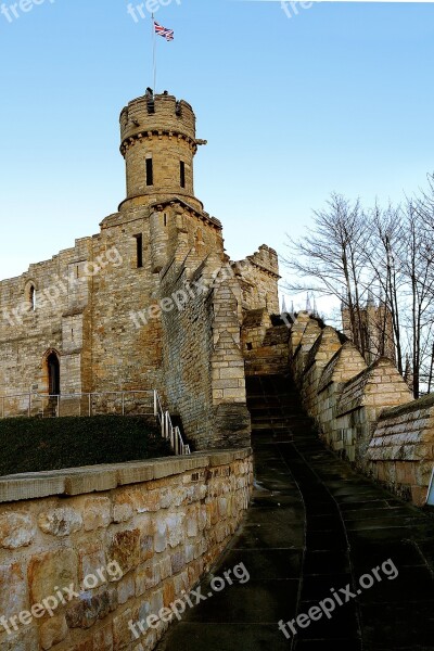 Lincoln Castle Castle Stone Old Architecture