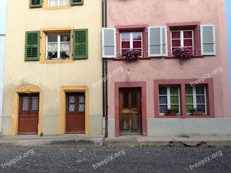 Jura Historic Center Switzerland Houses Architecture