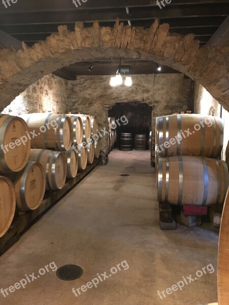 Wine Barrels Winery Liquor Wine Free Photos