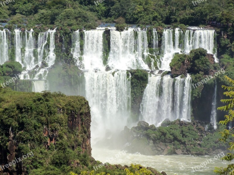 Cataracts Foz Do Iguaçu Water Falls Foz Iguacu