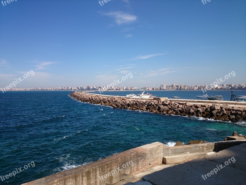 Alexandria Mediterranean Egypt Free Photos