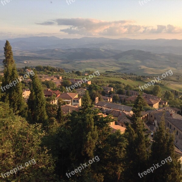 Tuscany Italy Village Holiday Old