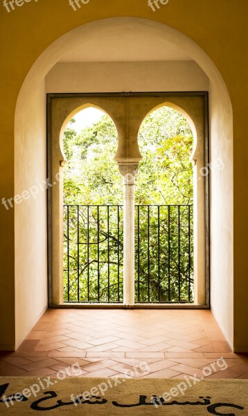 Window Palace Alhambra Granada Reading