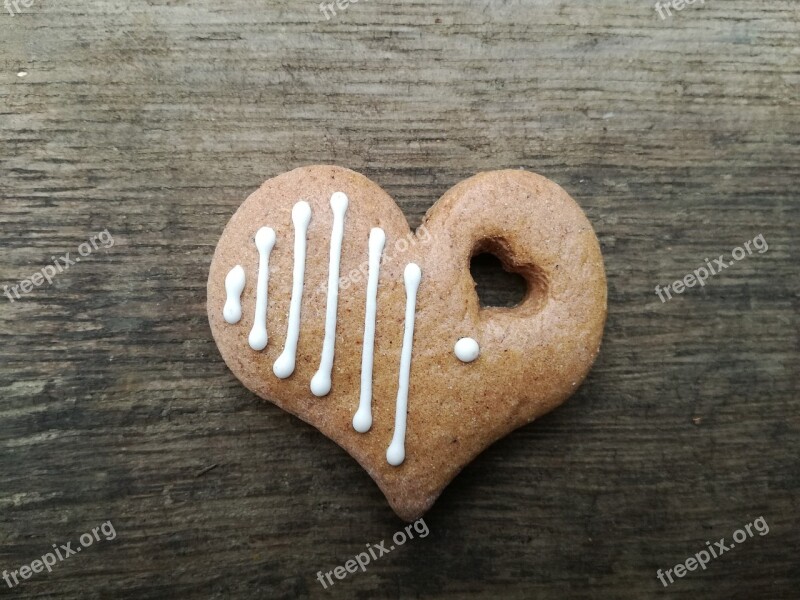 Heart Gingerbread Love Free Photos