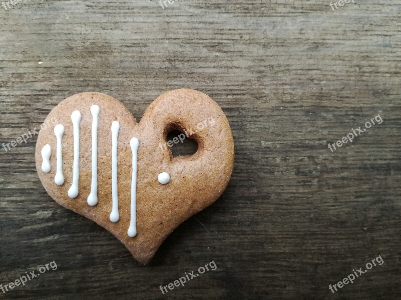 Heart Gingerbread Love Free Photos