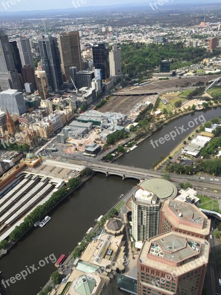 Melbourne Melbourne Outlook Yarra River Free Photos