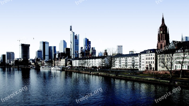 Germany Frankfurt Am Main Frankfurt Cityscape Architecture