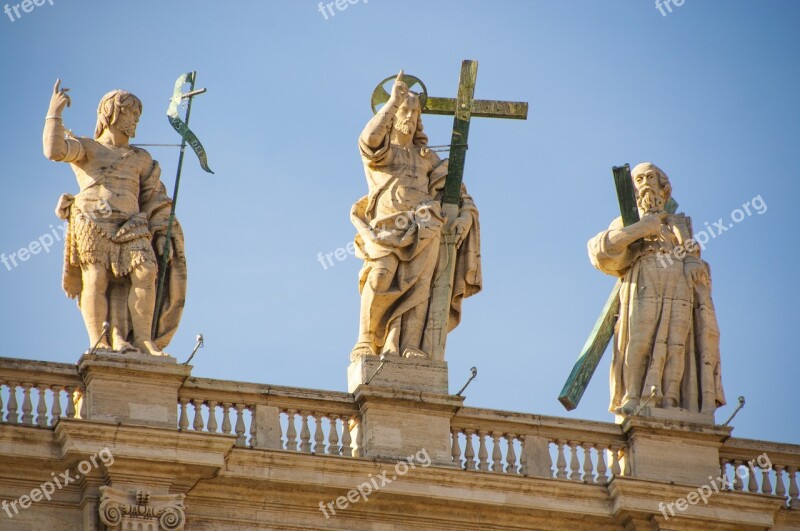 Italy Rome Vatican Sculpture Free Photos