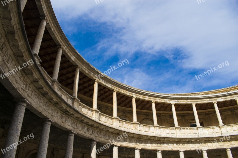 Palace Carlos V Alhambra Granada Revival