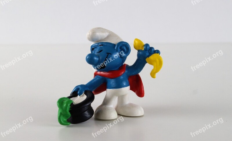 Smurf Smurfs Wizard Schlumpf Figure Toys