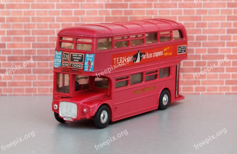 Model Car Double Decker Bus London Double Decker United Kingdom