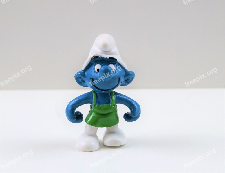 Smurf Smurfs Gardener Schlumpf Figure Toys