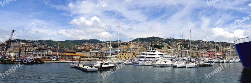 Genoa Italy Water River Building