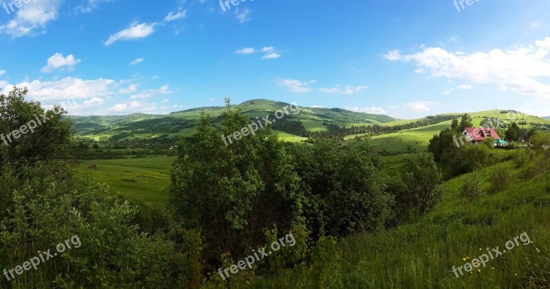 The Carpathians Landscape Summer Nature Ukraine