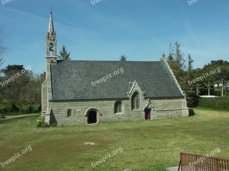 Brittany France Little Church Free Photos