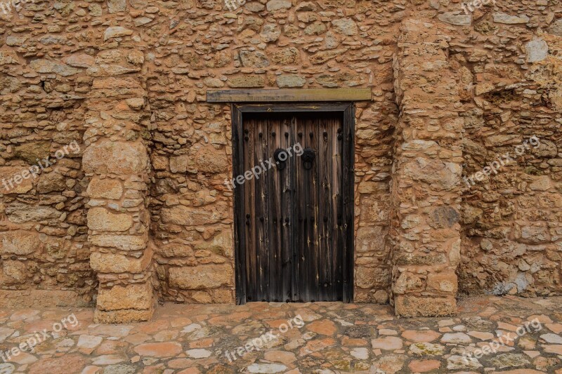 Door Wooden Old Entrance Church