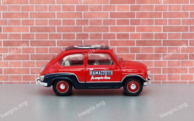 Model Car Fiat 500 Fiat 600 Auto Oldtimer