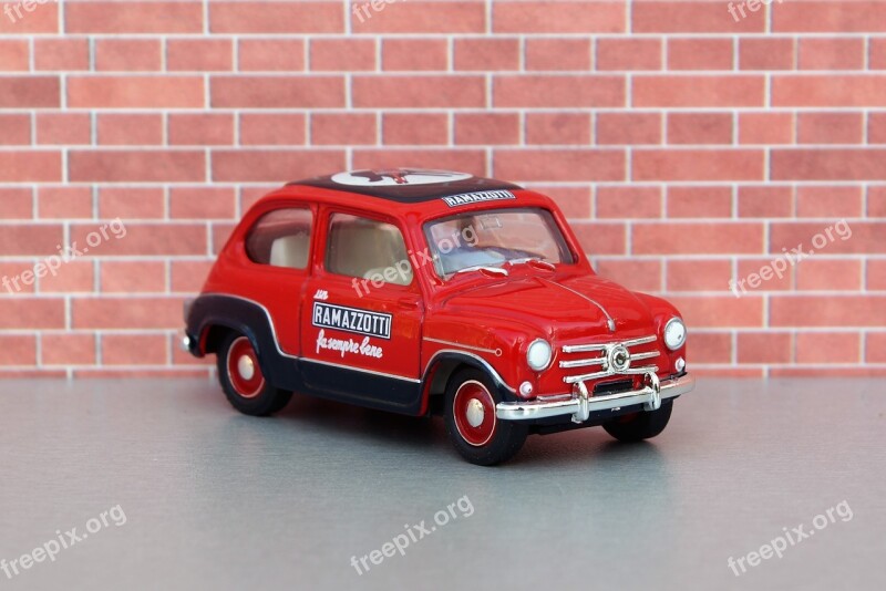 Model Car Fiat 500 Fiat 600 Auto Oldtimer